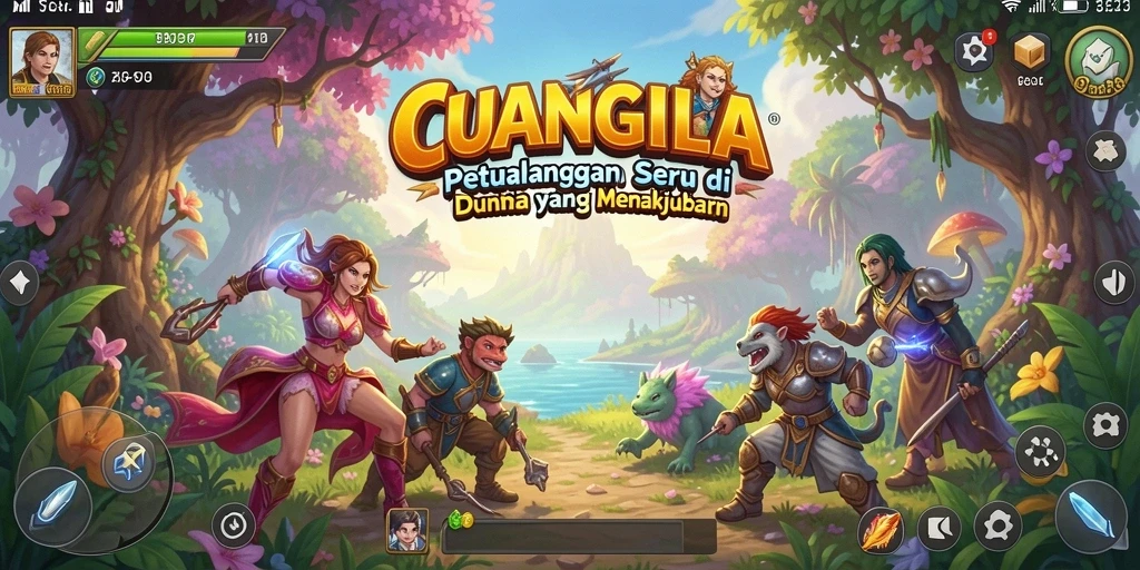 Gameplay menakjubkan dalam CUANGILA yang penuh petualangan.
