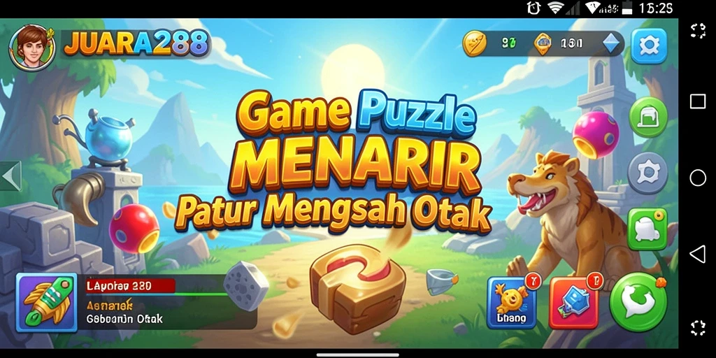 Tampilan menarik dari JUARA288 saat menyelesaikan teka-teki Puzzle.