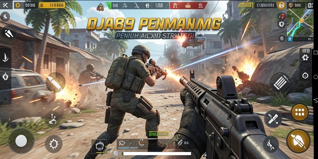 Tampilan gameplay OJA89 dengan aksi dinamis dan grafis menakjubkan.