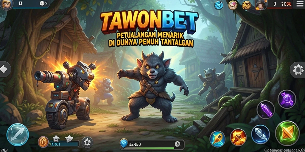 Screenshot TAWONBET menunjukkan petualangan seru di dunia yang penuh misteri.