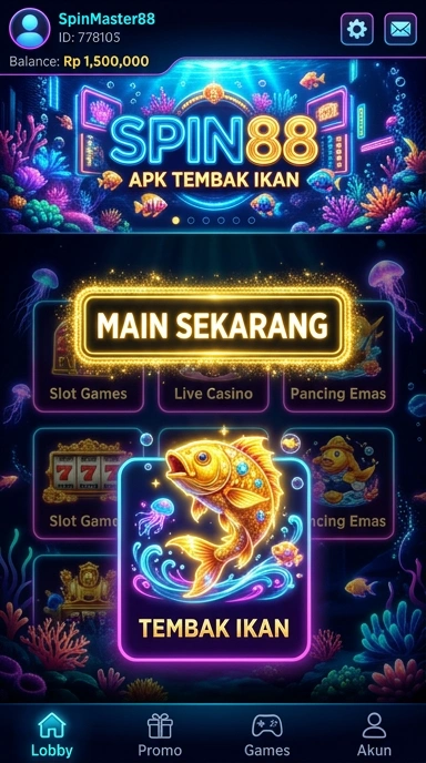 Pengguna menikmati pengalaman interaktif di aplikasi spin88.